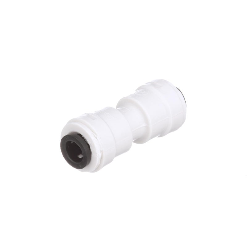 Watts 1015-04 AquaLock Plastic Mini Series, 1/4" OD x 1/4" OD Lead-Free Polypropylene Mini Coupling Union Connector, O-Ring, Quick Push-to-Connect Design, Tool-Free Installation - Image 1